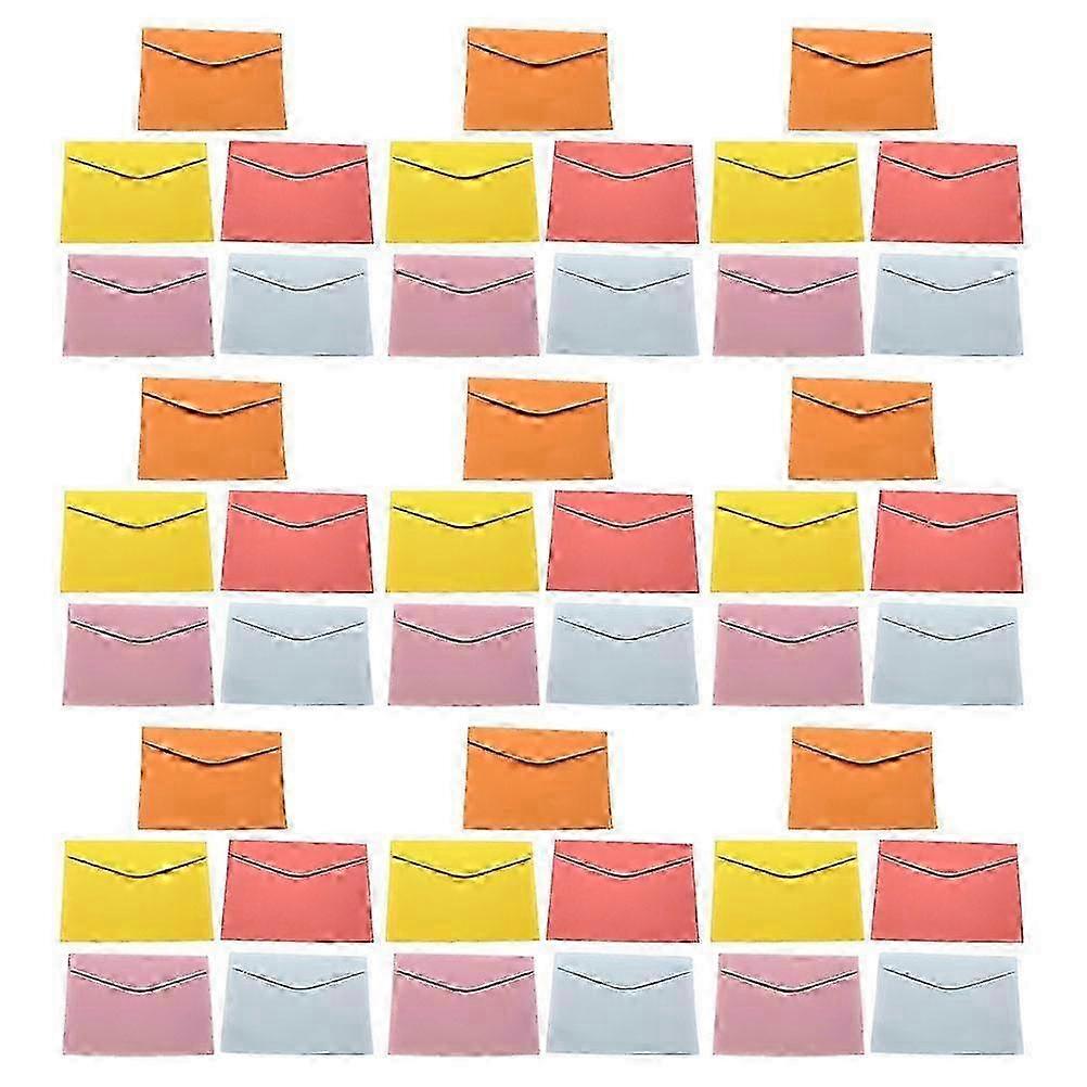 Assorted Colors Card Envelopes 50Pcs compatible with Writing Paper