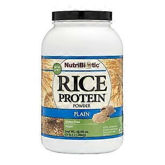 NutriBiotic Rice Protein Powder Plain,3 Lbs
