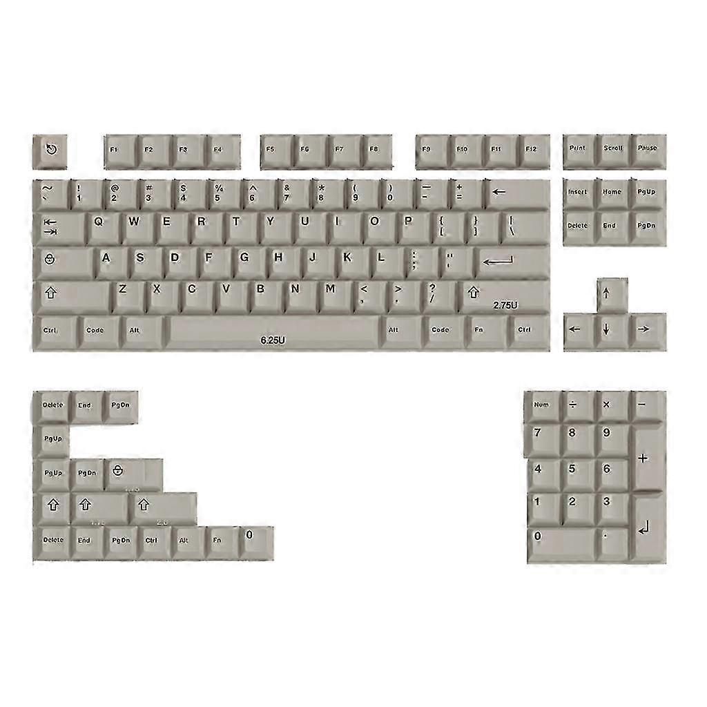121-Key WOB ABS Double Shot Keycaps