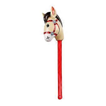 Inflatable Horse Head Stick,Stick Horse Riding Toy,Funny Lovely Horse Head_zyap