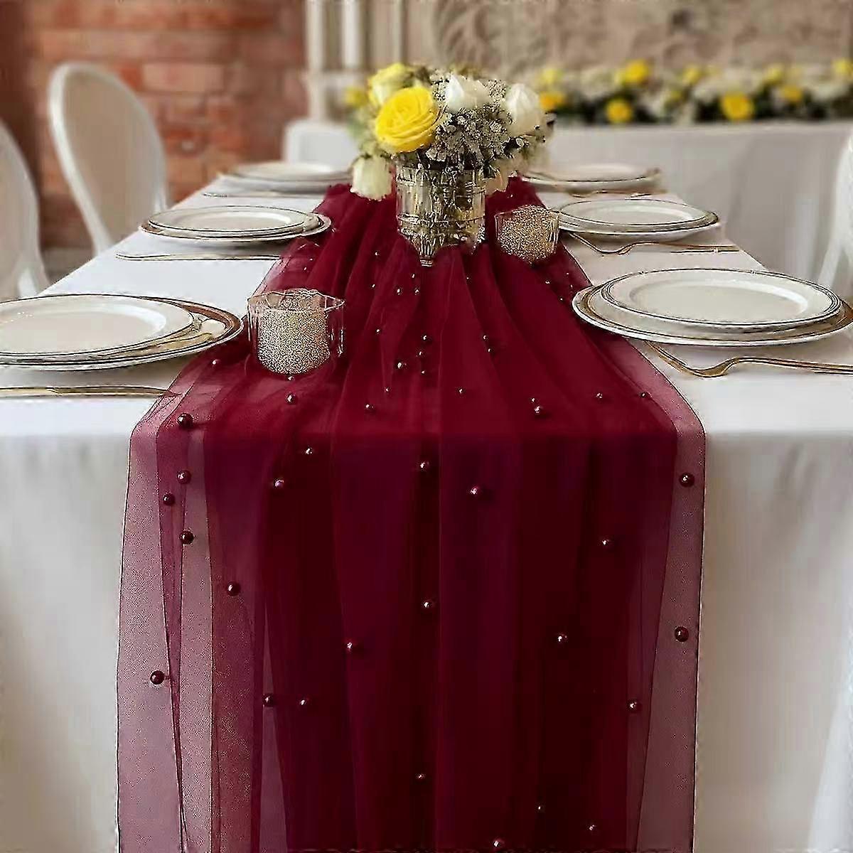 Light Luxury Chiffon Tablecloth