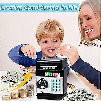 Password Piggy Bank, Environmentally Friendly and Durable with Changeable Password, 14×14×20cm Kids Toy