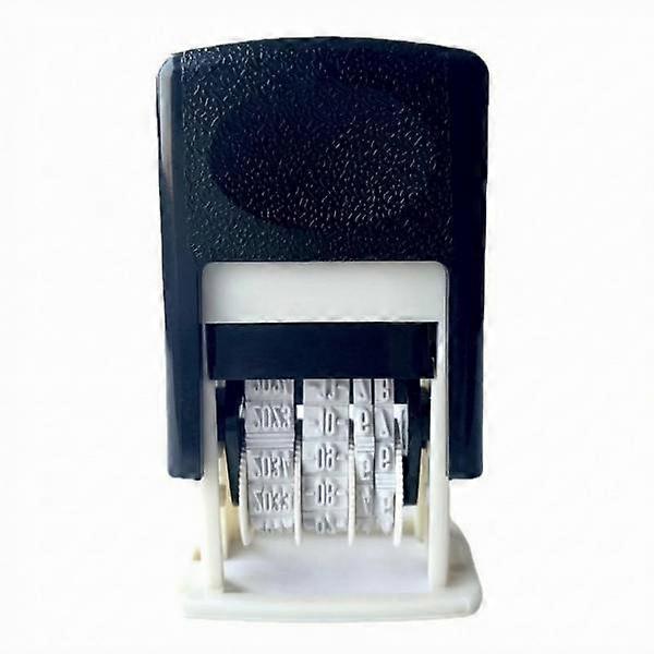 2xSelf-Inking Date Stamp Rotating Wheels Rolling Date Stamp Mechanical