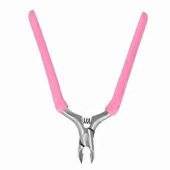 Precision Cuticle Trimming & Manicure Care, Stainless Steel Cuticle Clipper & Trimmer Scissors, Pink