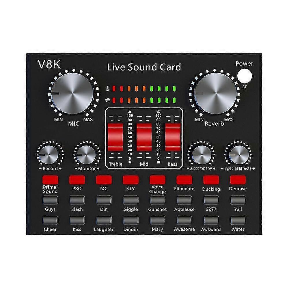V8K Compact USB Audio Interface Multi Dial