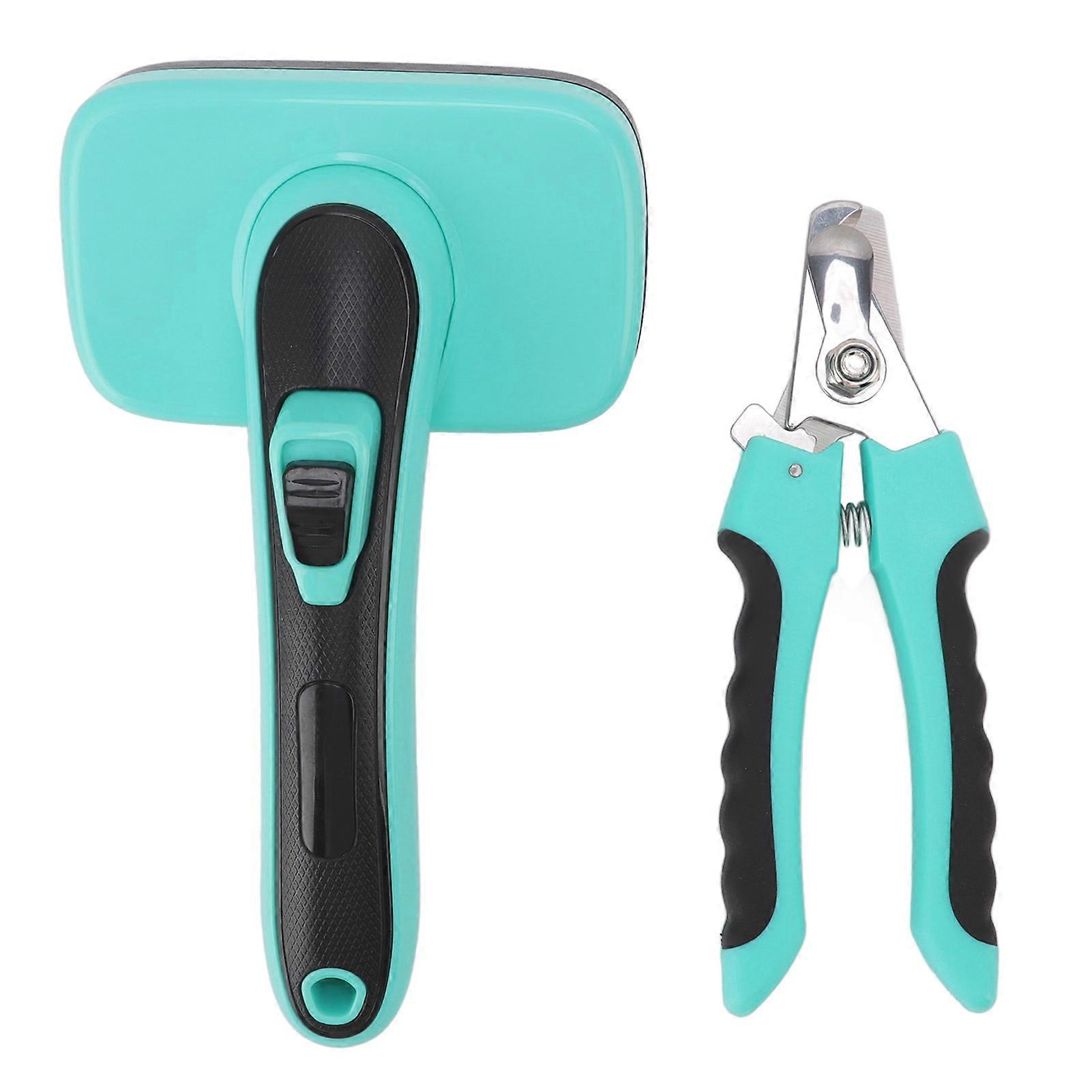 Dual Function Pet Grooming Brush Kit