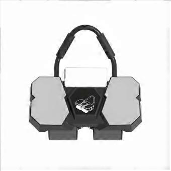 Ab Wheel, 4-Wheel, Elbow Support, Auto Bounce, Home Gym