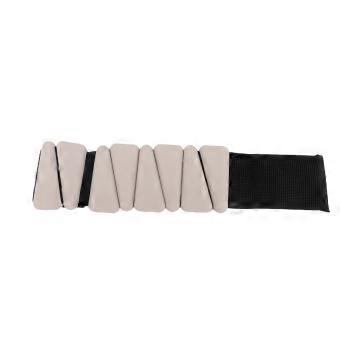 2Pcs Wrist Weights Set Silicone Weighted Bangles Adjustable Wrist and Ankle Weight Set for Running Swimming Yoga Walking 2lbs Beige