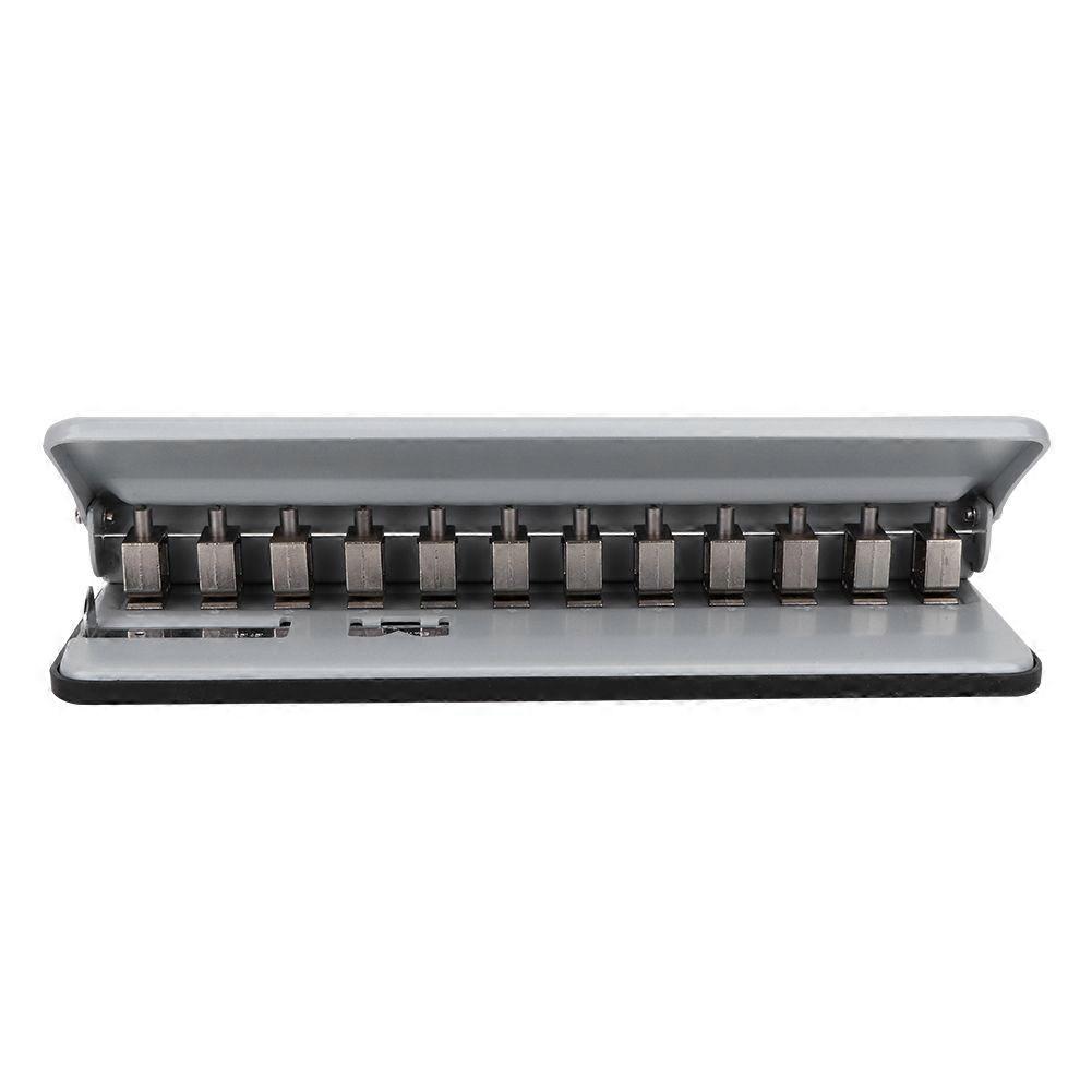 Multi function Adjustable Mushroom Hole Puncher Paper Binding Hole Punch Machine (Gray) YEMAA