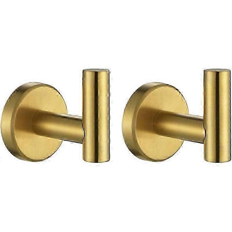 Sturdy Brushed Gold Wall Mount Hook