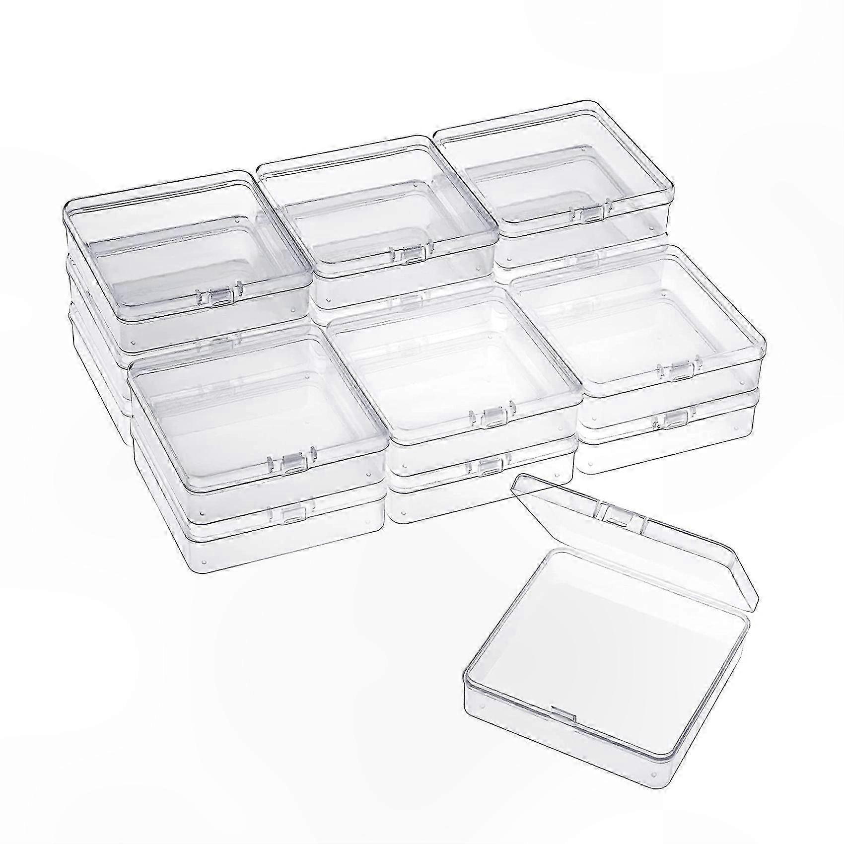 Durable Clear Flip-Top Storage Boxes