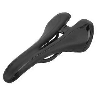 Carbon Fiber Bike Saddle Mountain Road Bike Cycling PU Leather Hollow Saddle Cushion AQ-brnv