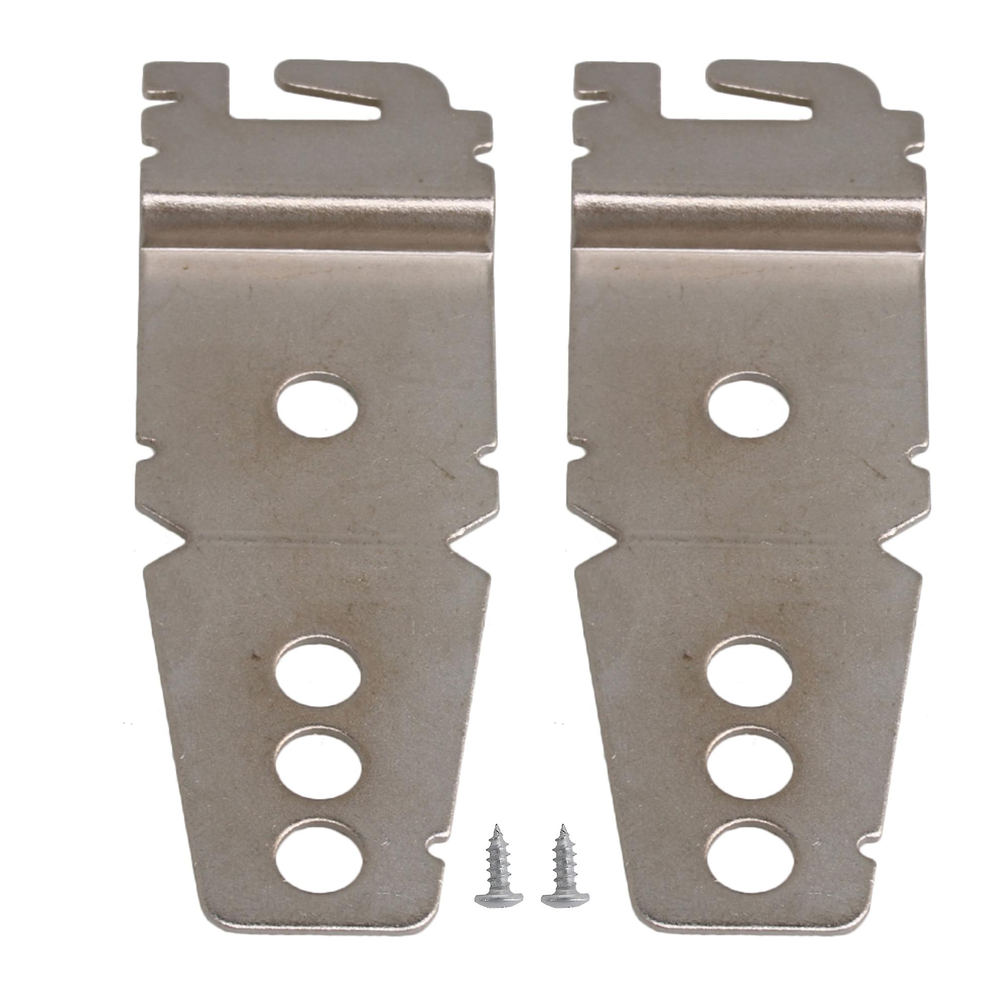 Pair 8269145 Dishwasher Side Mounting Brackets 8212560 Replacement for Whirlpool