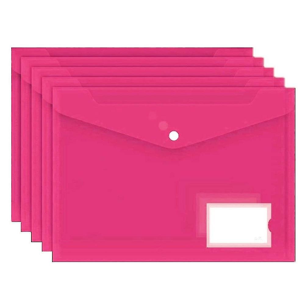 Poly Envelope Folder With Snap Button Clear Document Protector