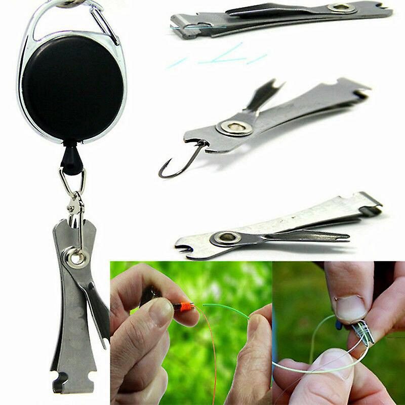 Knot Fly Tool Fishing Clippers Quick Line Nippers Cutter Snip Retractor