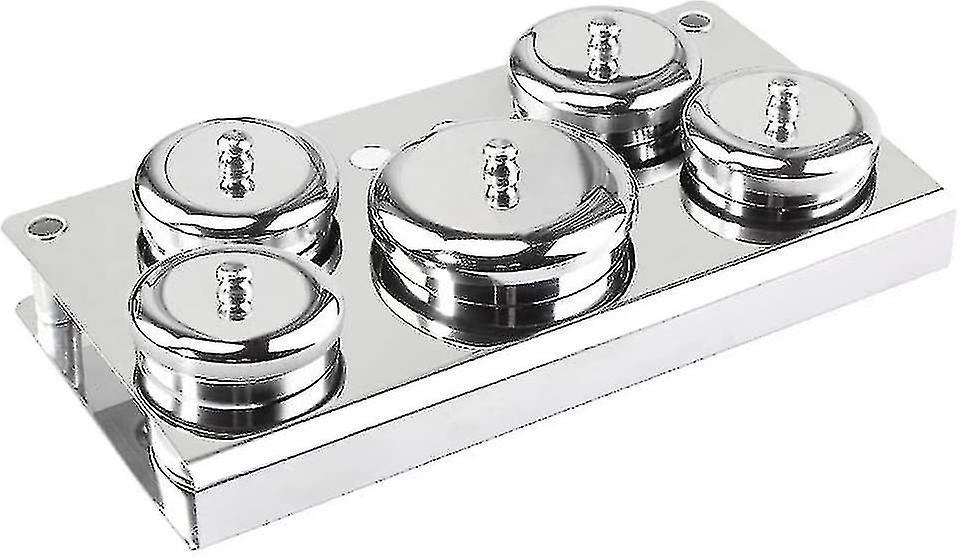 Nail Liquid Container, Professional Stainless Steel 5 Piece