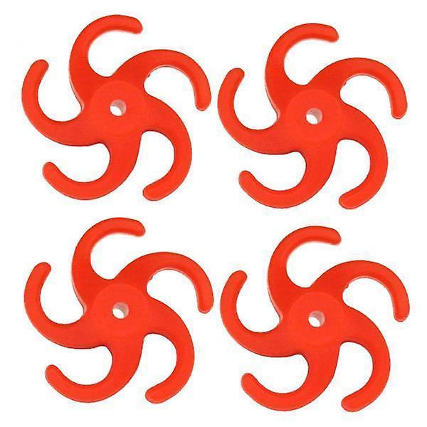 4xArchery Bow String Stabilizer Vibration Absorber Silencer Dampeners Red
