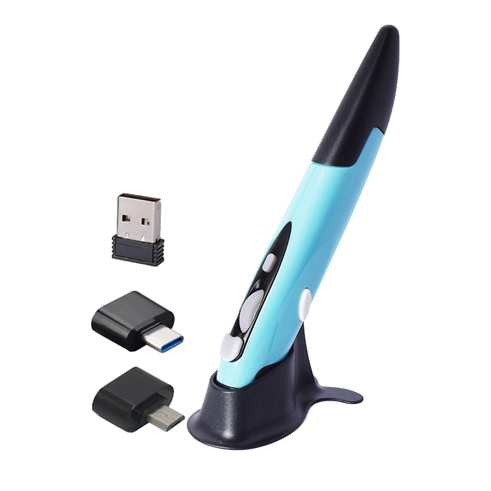 2.4G Wireless Mouse Pen Handwriting for Notebook Phone Laptop Blue