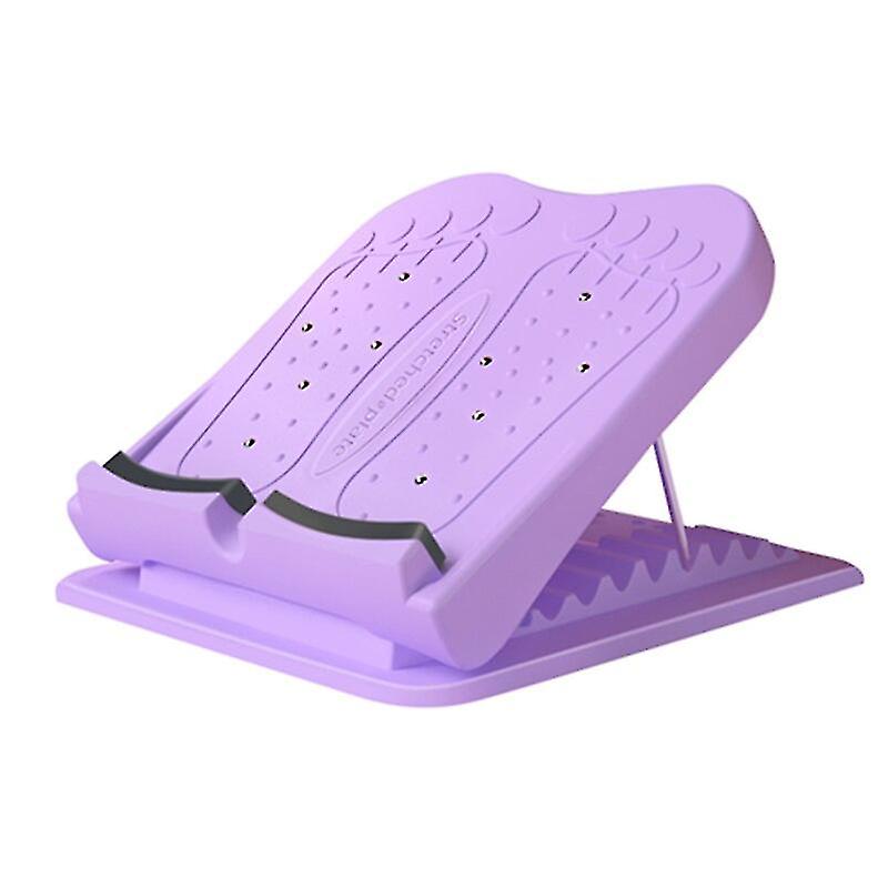 8レベル滑り止め調整可能な傾斜ストレッチボードフットマッサージヨガホームジムフィットネススリムレッグトレーナージョイント矯正装置