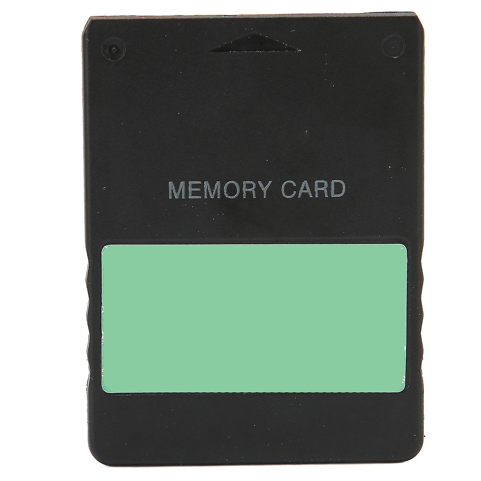 Memory Card FMCB V1.966 Plug and Play Game Console External Data Card with Free McBoot for PS2 64MB Green Sticker