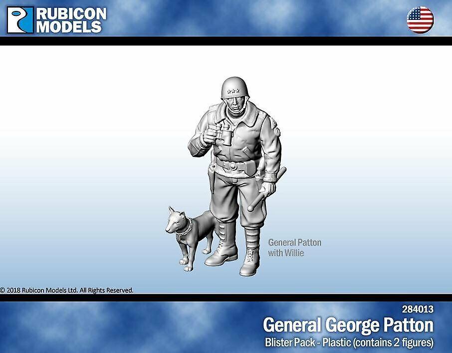 Rubicon RU-284013 General George Patton with Willie Historical Scale model