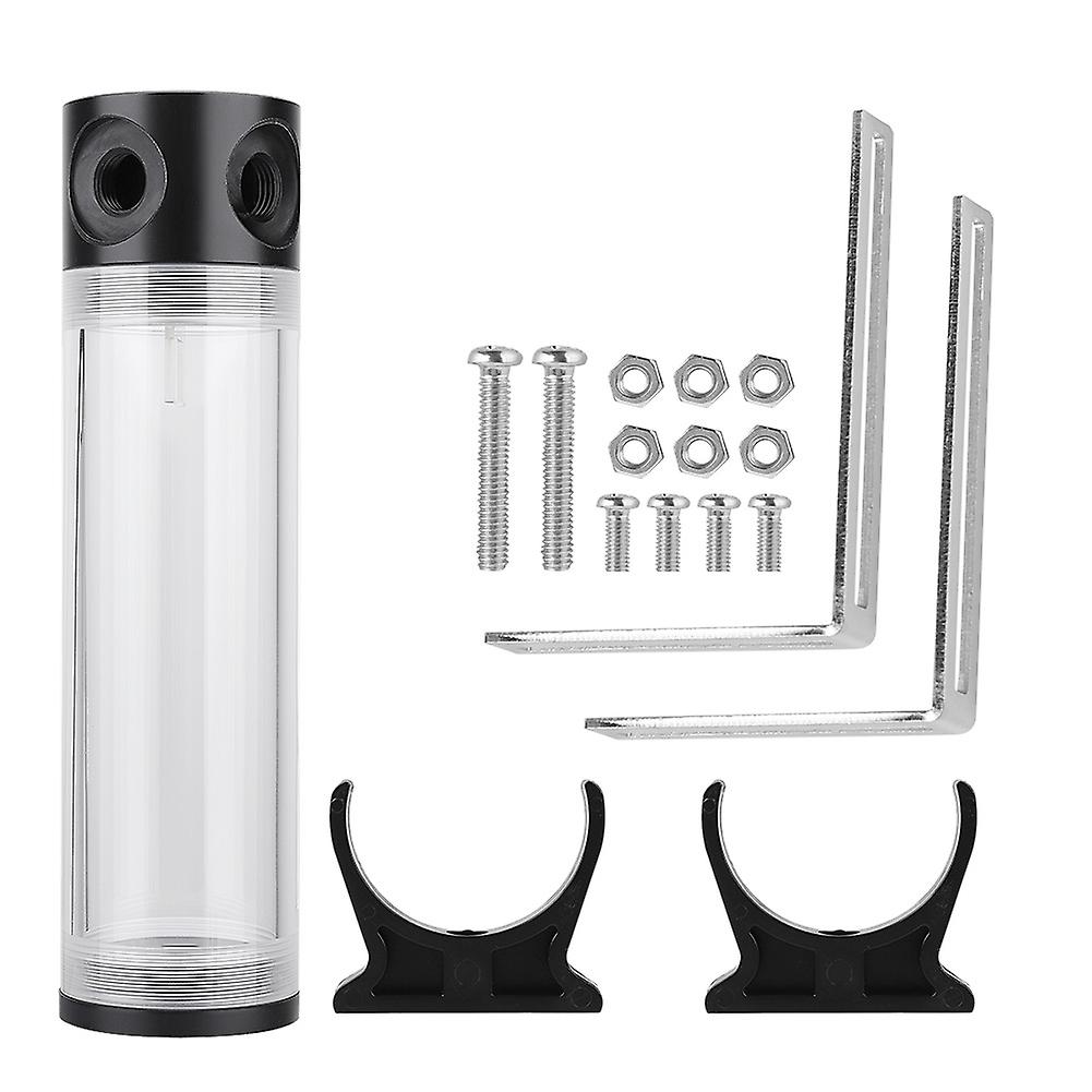 50mm Diameter G1/4 Thread Water Cooled Cylinder Tank 190mm Extra Long for DIY Computer Cooling System