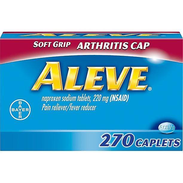 Aleve Soft Grip Leddgikt Cap Smertestillende/feberreduserende Naproxen Natriumkapsler, 220 mg, 270 Ct