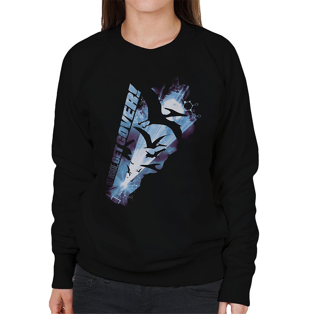 Jurassic Park Pteranodon Get Inside Get Cover Women's Sweatshirt