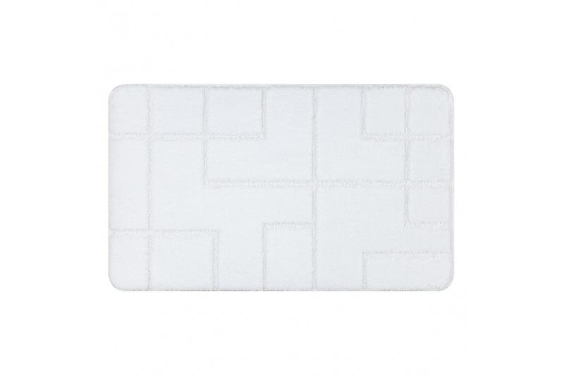 Bathroom rug SUPREME LINES non-slip, soft - white