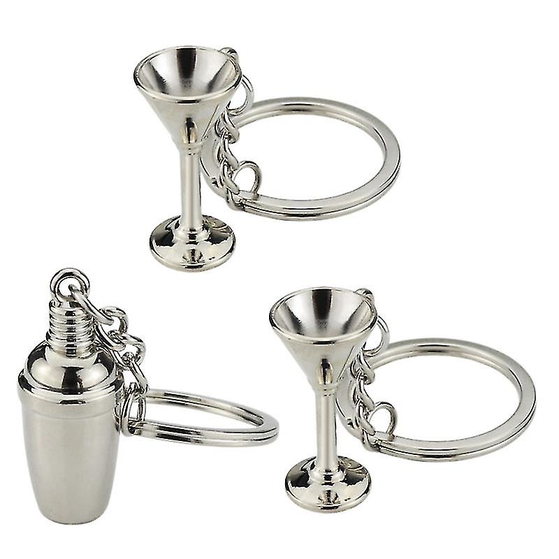 3pcs Shaker Keychain