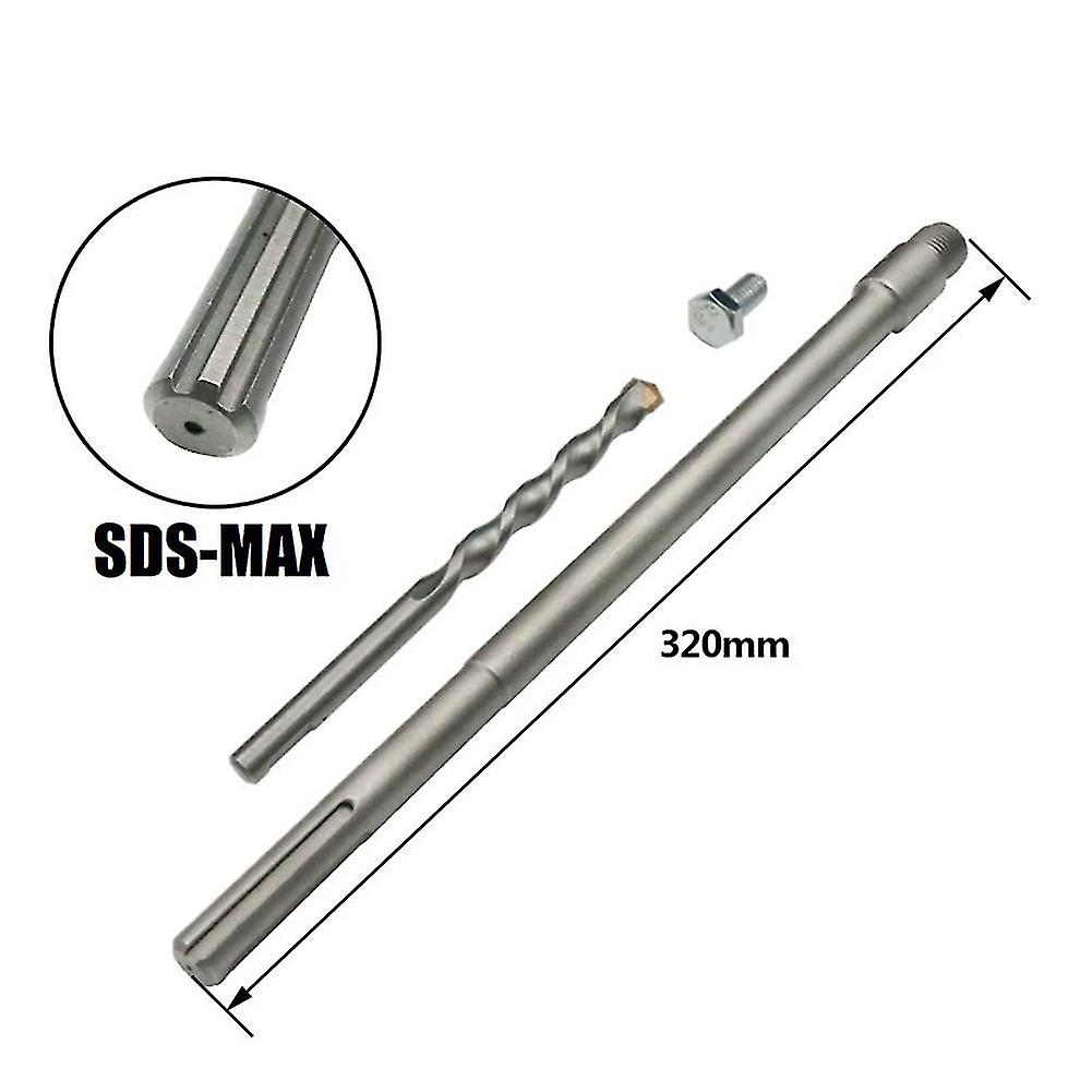 Wall Opener Connecting Rod Hexagonal Handle Carbide Round Rod Hex Sds-max Shank For Concrete Stone W