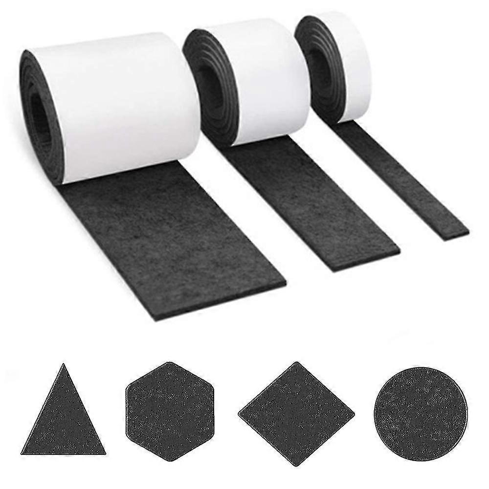 3 Rolls Of Self-adhesive Felt Compatible With Furniture Cut Any Shape Sliding Mat