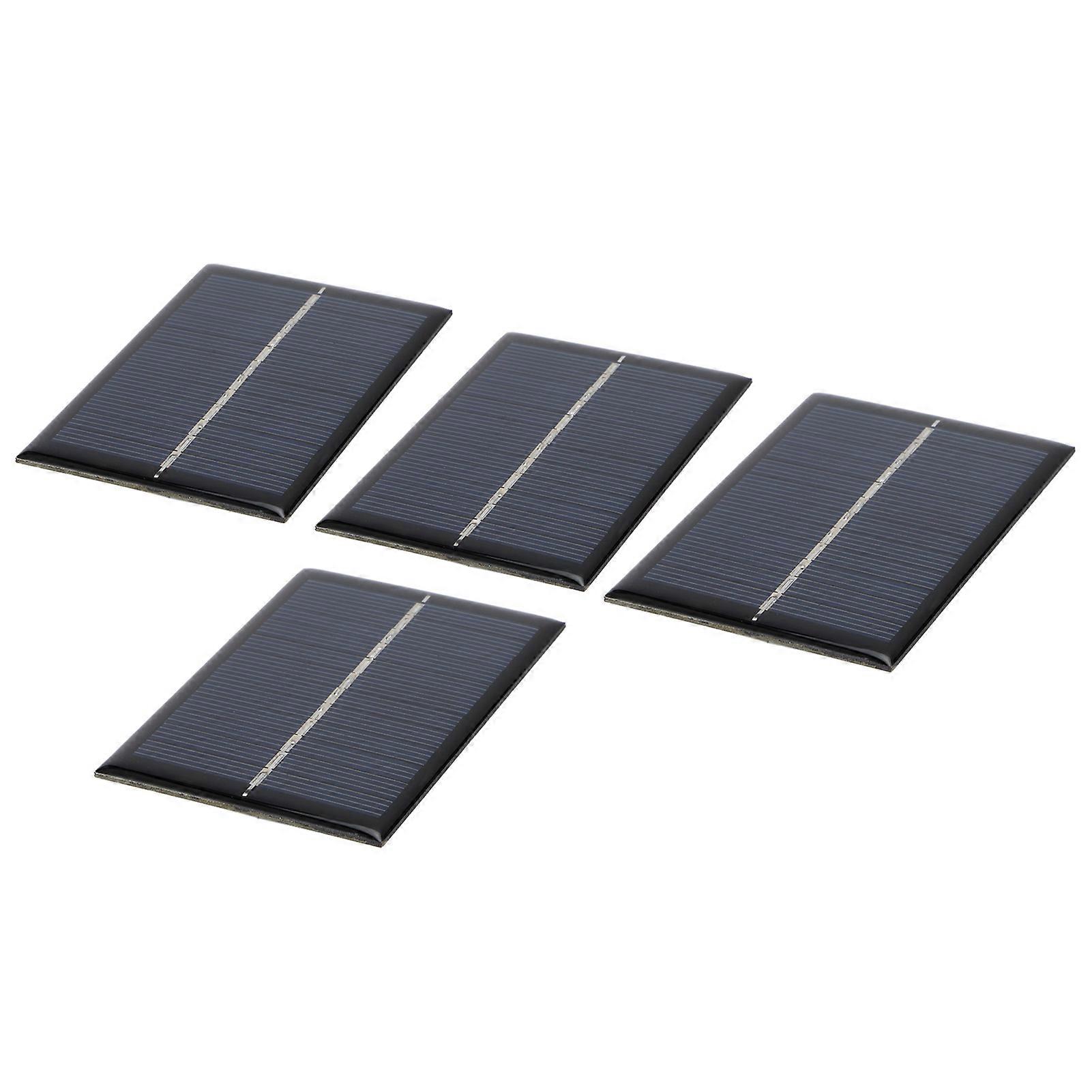 4PCS 0.6W 6V Mini Polycrystalline Solar Panel 9x6cm DIY Kit