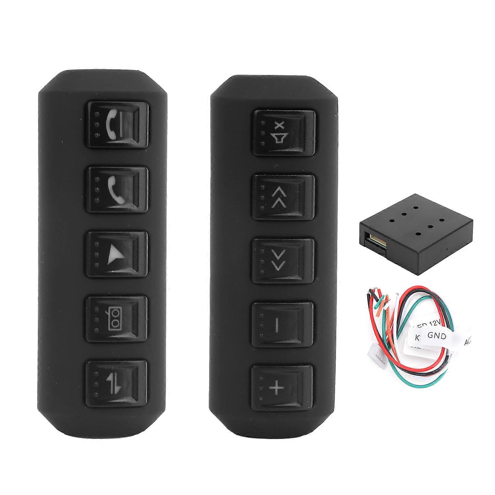 Car MultiFunction Button for Steering Wheel Wireless Controller Backlighting Universal E2U411