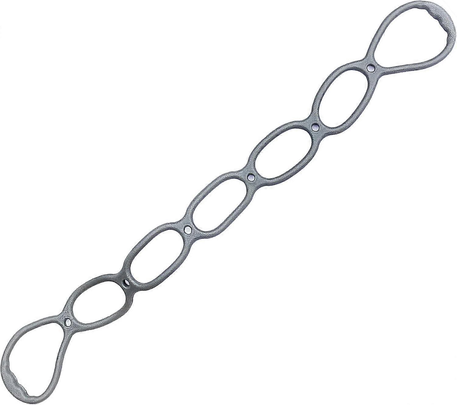 Faixa de resistência ajustável com 7 anéis para exercícios em casa, caminhada, programa de condicionamento físico, cinto de treino, cinto elástico para recuperação