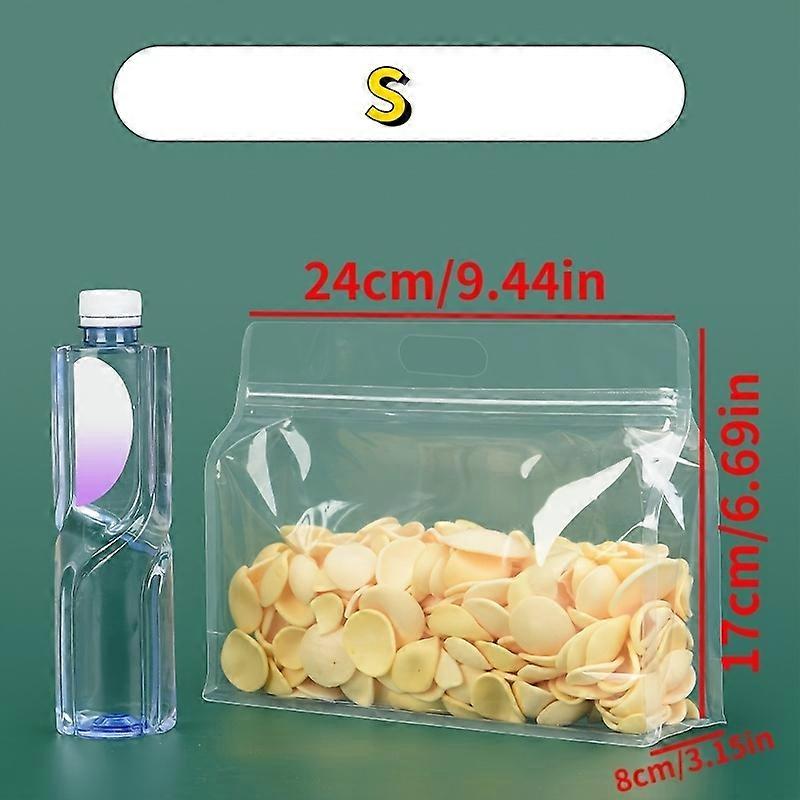 20pcs Multipurpose Reusable Storage Bags - Leakproof & Clear for Easy Visibility - Ideal for Nuts, Cereals, Veggies, Fruits, & Snacks - Perfect Kitche