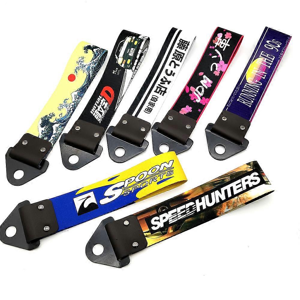 JDM Racing Style Tow Strap Universal Race Towing Bars Nylon Car Trailer ...