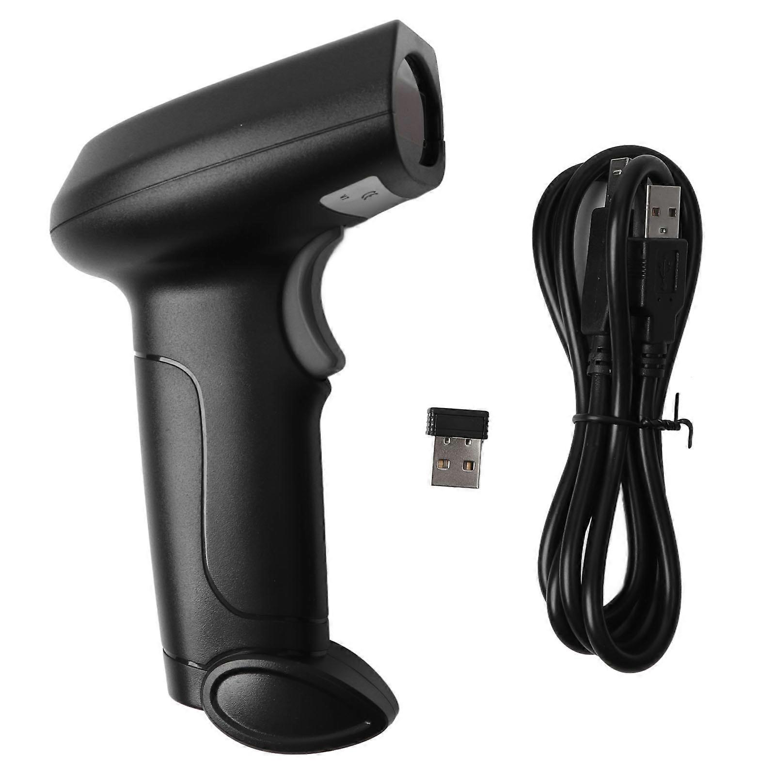 QR Code Scanner V7 Wireless Intelligent Voice Scanner Supermarket Courier Warehouse Inventory Check Barcode Scanner