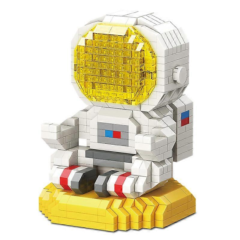 XIANRENGE 934pcs Rocket Mini Micro Building Blocks Space Moon Satellite Astronaut Diamond Blocks Bricks Toys
