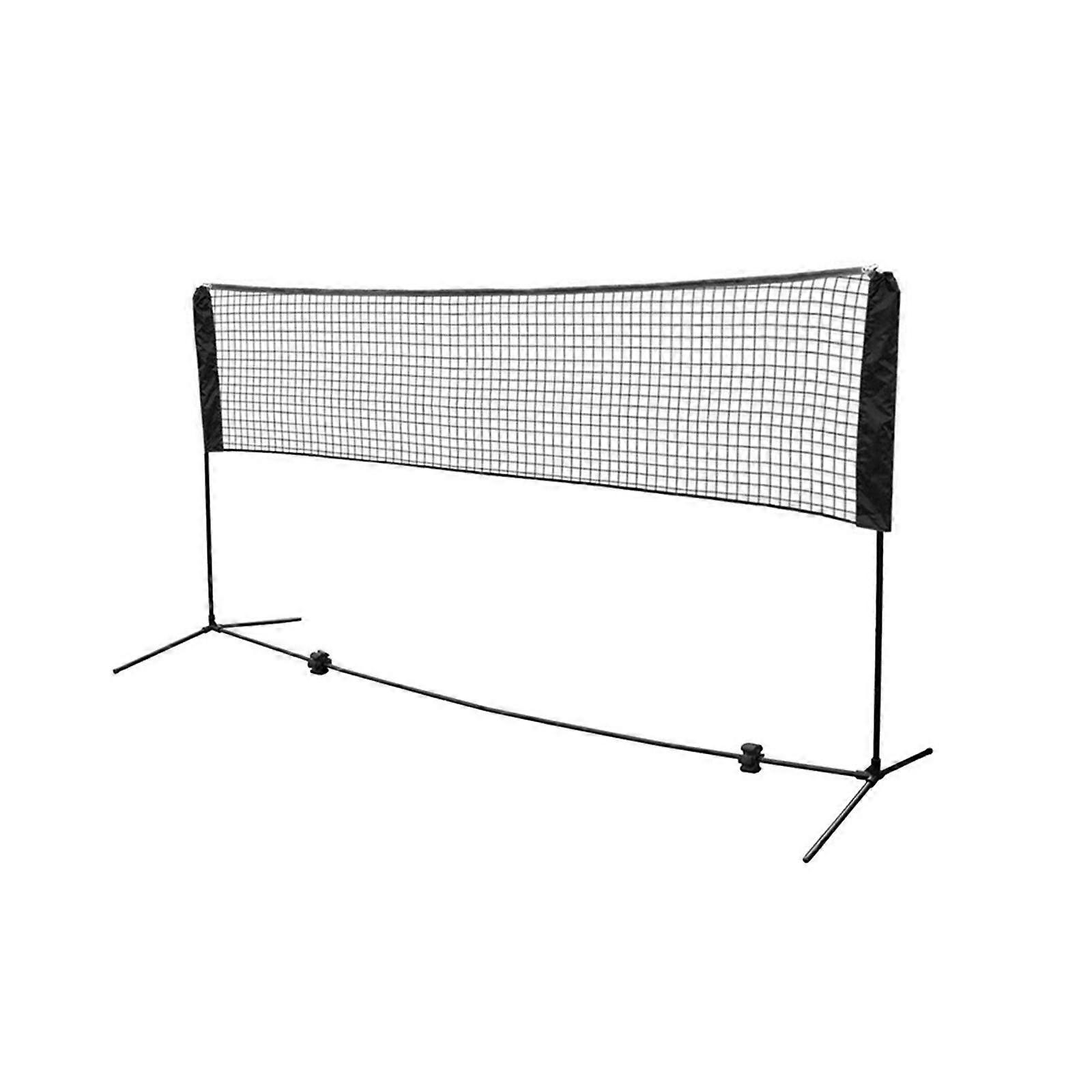 Badminton Net Height Adjustable Adults Pickleball Net for Games Beach Sports 300cm