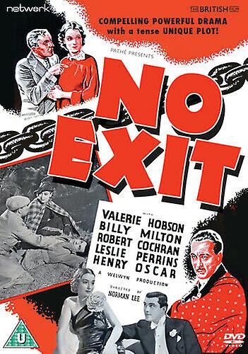 No Exit DVD (2016) Valerie Hobson Lee (DIR) cert U - Region 2