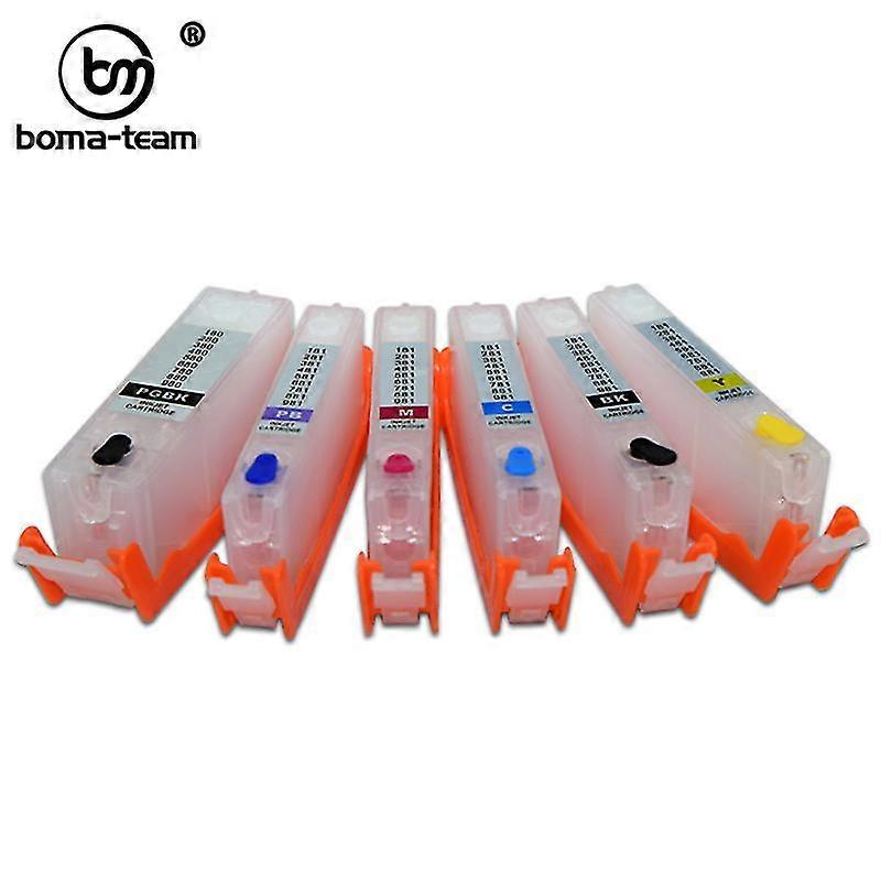 unique PGI-780 CLI-781 PGI780 CLI781 780 Refillable Ink Cartridge With ARC For Canon Pixma TS707 TR8570 TS8170 TS8270 TS9170 Printers