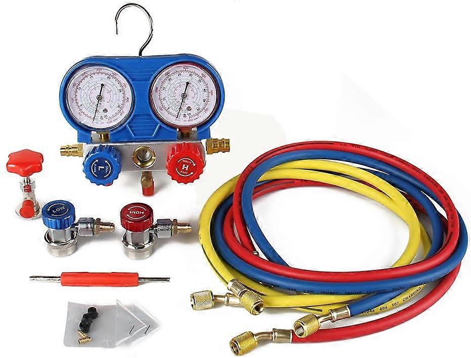 Jeu De Manomètres Pour Climatisation AC - Compatible R12, R22, R134A, R410A, Neuf