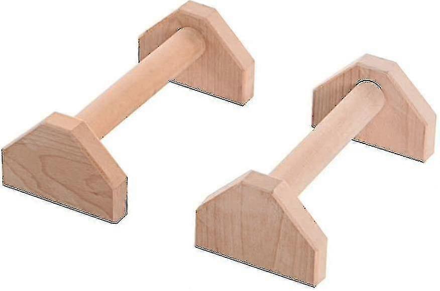 Wooden Parallettes, Joint-gentle, Push-up Grips, Handstand Parallel Bars, Non-slip, For, Indoor, , Outdoor, For, Calisthenics,, Body Weight Training