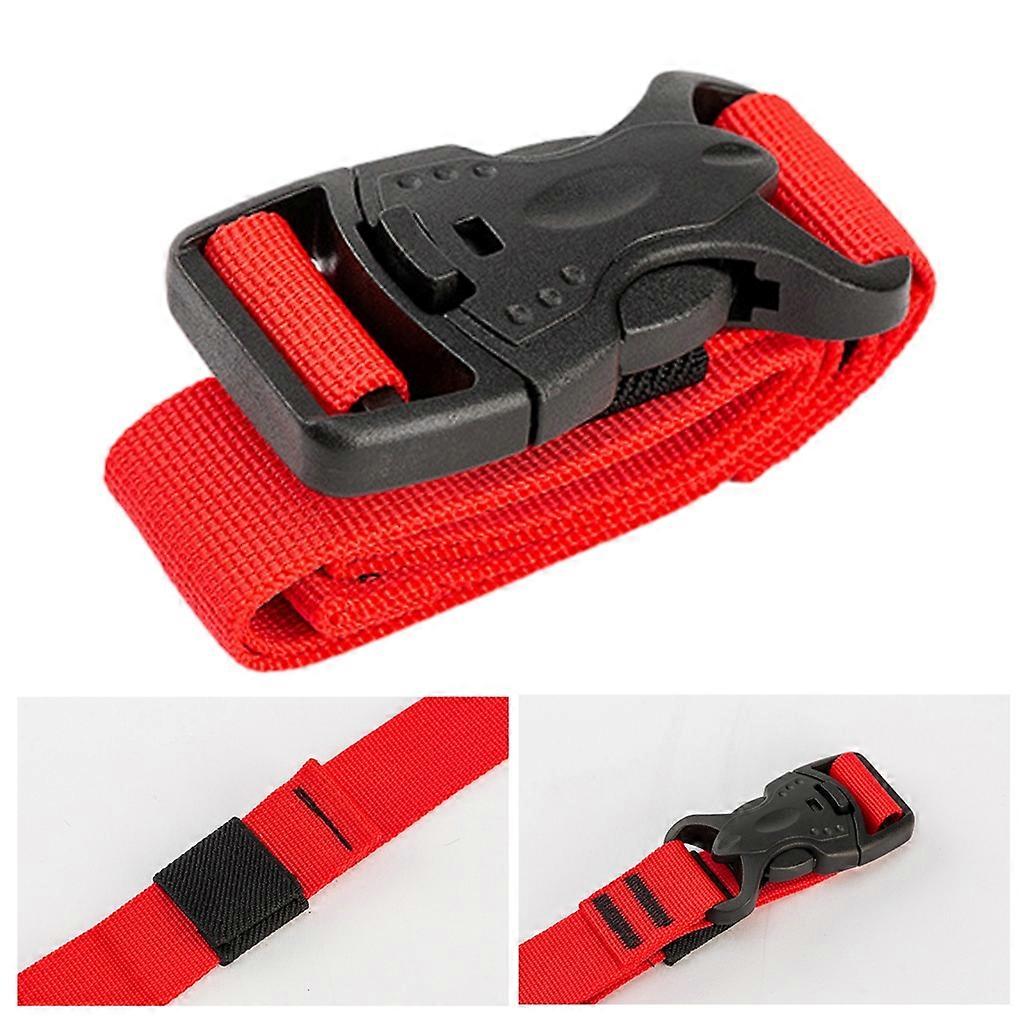  2 stk justerbar lastefeste bagasje vipper beltestropp nylon spenne stropp