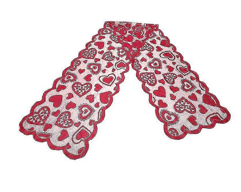 Tablecloth Love Pattern For Valentine's Day