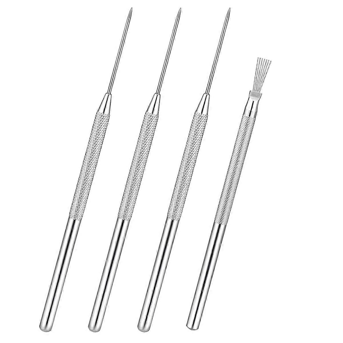 Clay Tools, 4Pcs Clay Sculpting Ceramic Detail Tools Wire Texture Tools Clay Carving Modeling Kit