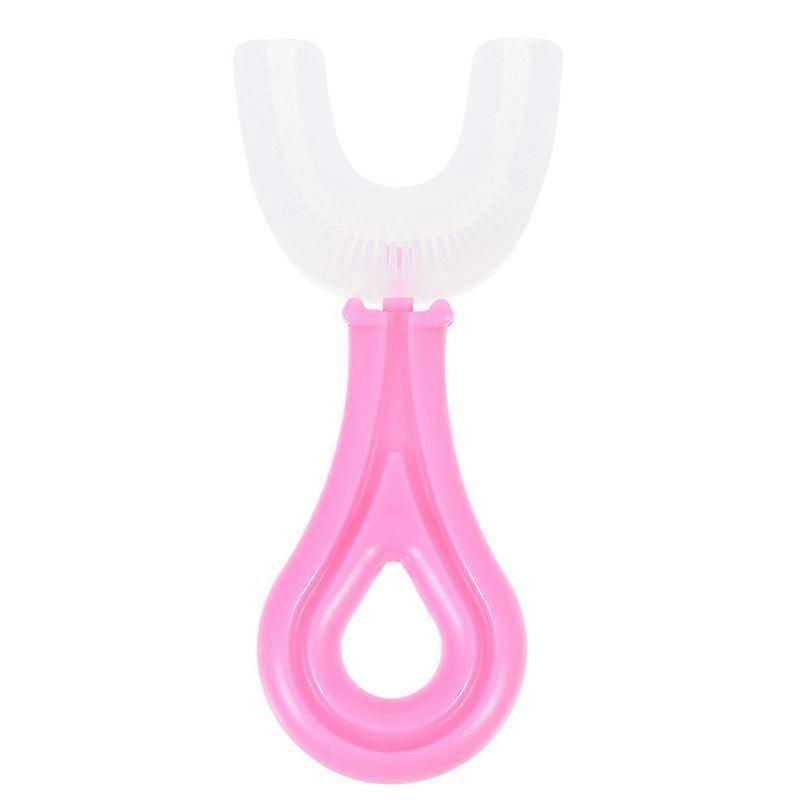 1pc children u-shape toothbrush handheld toothbrush children tooth brush