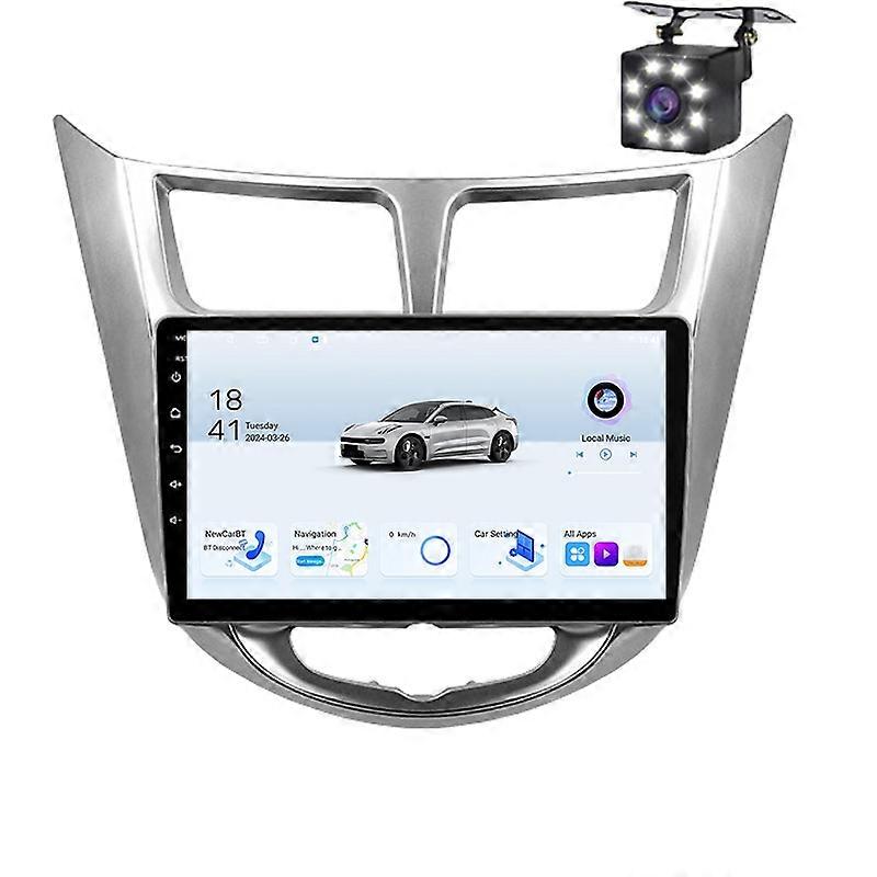 Car Radio Multimedia For Hyundai Solaris Verna Accent 1 2010-2016 Video Player Navigation Auto