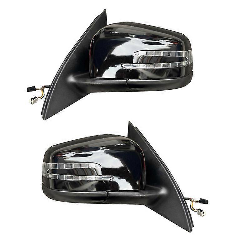 Specchietto Retrovisore Esterno Sinistro Per Mercedes Benz W166 ML300 ML350 ML400 (2012-2015), Nero/bianco, Con Riscaldamento E Ripiegamento Elettrico